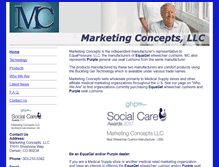 Tablet Screenshot of marketingcncpts.com